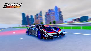 Pagani Zonda Revo Barchetta Review Roblox Driving Empire [upl. by Eolande]