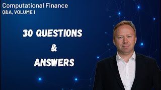 Computational Finance QampA Volume 1 Introduction [upl. by Nitram698]