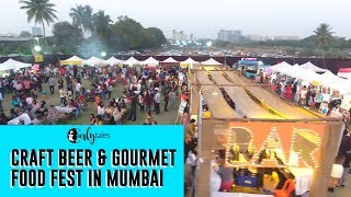 Craft Beer amp Gourmet Food Fest In Mumbai  Curly Tales [upl. by Anyk]