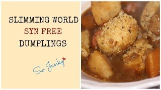 Slimming World Syn Free Dumplings Recipe [upl. by Nicol]