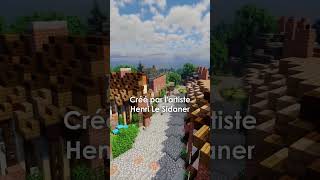 Gerberoy dans Minecraft minecraft minecraftbuild oise buildtheearth Voix par hasmed25 [upl. by Acyssej]