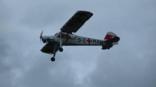 RC Oldtimer Fieseler Storch Fi156 have to fight with the Wind and then this End [upl. by Gordan]