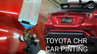 toyota chr car painting  Autopaints [upl. by Aisiat]