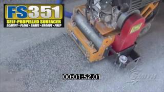 SMITH FS351 Shaver Profilier Scarifier for Surface Preparation [upl. by Kcirrej]