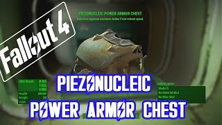 Fallout 4  Piezonucleic Power Armor Chest  Research Project Cambridge Polymer Labs [upl. by Asante360]