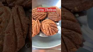 Atta Thekua Crispy Thekua Recipeshorts Biharibiscuits Healthyattabiscuits cooking vegrecipe [upl. by Aneroc]