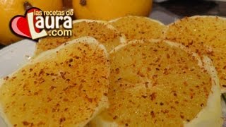 Botanas faciles y saludables ❤ Naranja con chile ❤ Recetas Light Las Recetas de Laura [upl. by Rettke214]