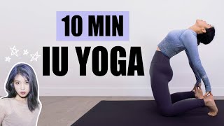 IU Inspired Yoga Workout  10 Min Full Body Stretch For Strength  Flexibility  Mish Choi [upl. by March427]