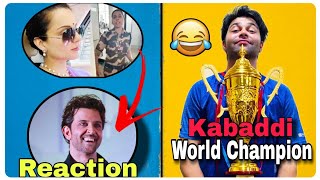 DhiruMonchikk is Kabaddi man of india 😂 Hritik Roshan react on kangana thappad [upl. by Maisie]