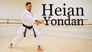 Kata Heian Yondan Full Tutorial [upl. by Nidya]