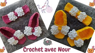 Comment faire des chaussons pantoufles au crochet 12 2021 [upl. by Aitital99]