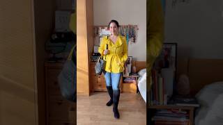 Yellow jacket midsizeoutfit for fall [upl. by Ritchie424]