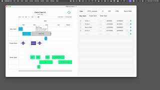 Gantt Chart in Claris FileMaker Demo [upl. by Launam]