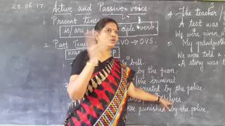 2 Active and Passive voice  Past Tense [upl. by Einama]