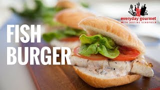 Fish Burger  Everyday Gourmet S7 E73 [upl. by Duomham21]