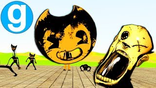 Brand New Bendy and The Ink Machine Chasing NPCS 2 Gmod BATIM Sandbox Funny MomentsGarrys Mod [upl. by Hamnet686]