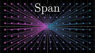 Linear combinations span and basis vectors  Chapter 2 Essence of linear algebra [upl. by Eurd]