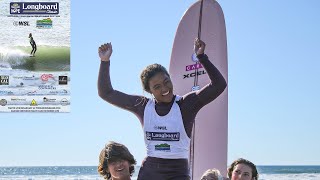 Malia Ilagans Major Breakthrough Claims Surfing For Hope Longboard Classic Victory [upl. by Goeger]