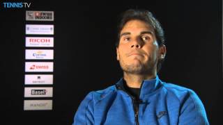 Basel 2014 Wednesday Interview Nadal [upl. by Ellehsar]