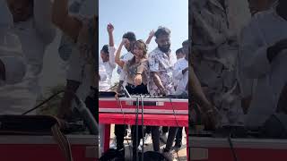 Big blast at nagar deejay saloni🎧😎🤟🏻dj shortvideo shorts djsongs dance ladies operating [upl. by Horatia]