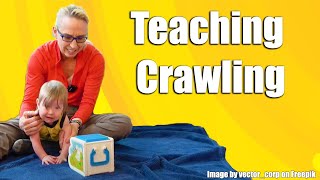 Reaching in Hands and KneesLearning to Crawl Physical Therapy For a Child with Torticollis 28 [upl. by Jammie248]