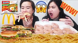 10K CALORIE CHALLENGE  MUKBANG  EATING SHOW [upl. by Nomolos]