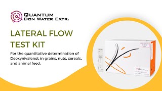 Quantum DON Water Extraction  Rapid Test for DON detection in grains nuts cereals amp animal feed [upl. by Suisyola]