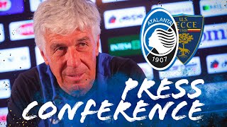 18ª SerieATIM  AtalantaLecce  La conferenza stampa di Gian Piero Gasperini [upl. by Imoin]