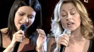 VideoClip Laura Pausini e Lara Fabian La solitudine [upl. by Eyllom]