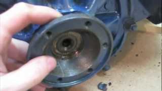 Transmission CV Joint Drive Flange Removal [upl. by Ikcaj]