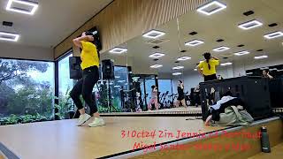 Midel Zumba  1097 20241031 193045 Zin Jennie at Derrimut Gym New track [upl. by Erida]