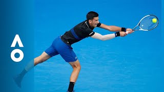 Novak Djokovic v Albert RamosVinolas match highlights 3R  Australian Open 2018 [upl. by Aridnere]