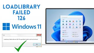 SOLUCIÓN LoadLibrary failed with error 126 en Windows 11 👍 [upl. by Alleynad]