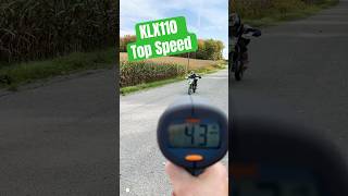 How fast is a Kawasaki KLX 110L TopSpeed DirtBike [upl. by Uni]