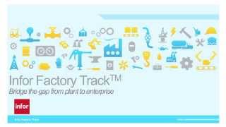 Infor Factory Track Overview [upl. by Bulley]