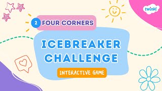 Four Corners Icebreaker Challenge  Back to School Classroom Activity  Twinkl USA [upl. by Dumond]