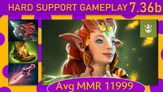 ⭐ Enchantress KDA  29 KP  79 Hard Support Gameplay 736b  Dota 2 Top MMR [upl. by Aikym]