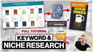 Amazon KDP Niche amp Keyword Research 101  StepbyStep Guide  LIVE Analysis [upl. by Posner]