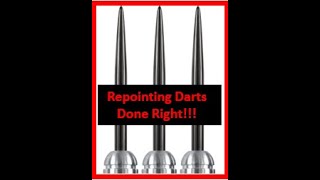 Correct Way To Repoint Darts Easily and with Precision [upl. by Atirehs]