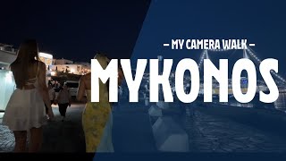 NIGHTLIFE ON AN ISLAND OF DIVINE BEACHES AND ENDLESS FUN🚶MYKONOS 4K HDR 60 FPS WALK – ☀️ JUNE 2024 [upl. by Peterson314]