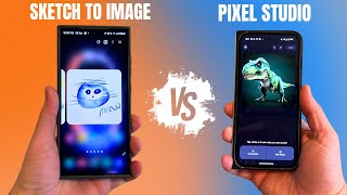 Samsung Galaxy AI Sketch To Image vs Google Pixel Studio  Which One Is Better [upl. by Griffy]