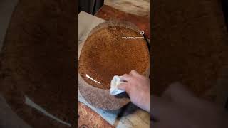 Applying danish oil on this beautiful mallee burl bowl I carved burl woodcarving woodworking [upl. by Maon774]