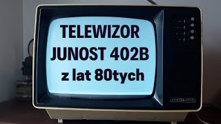 Telewizor Junost 402B z lat 80tych ZSRR [upl. by Rettig]