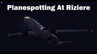 Planespotting At Riziere 4K  Aeronautica Roblox [upl. by Woodruff]