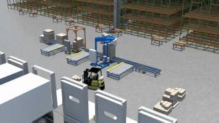 Automatic ASRS Induction  Egemin Automation Inc [upl. by Salim536]