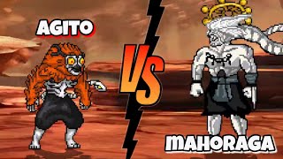 Agito Vs Mahoraga jujutsu kaisen fights  mugen [upl. by Littman70]