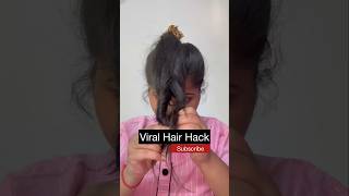 shorts Viral hair hack 🤯viral hackviral shortsfeed trending viralhacks hairstyle [upl. by Goeger]