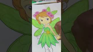 sekolah drawing draw tinkerbell [upl. by Ennaej154]