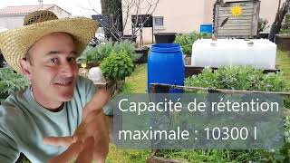 Mes Systèmes de récupération deau de pluie cumulent 10300 litres [upl. by Wilkison]