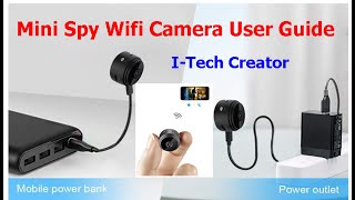 How to Setup and Install A9 Mini Spy WiFi Wireless HD 1080P Camera [upl. by Nodroj924]